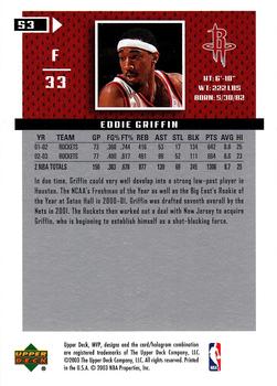 2003-04 Upper Deck MVP #53 Eddie Griffin Back