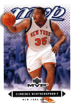 2003-04 Upper Deck MVP #124 Clarence Weatherspoon Front