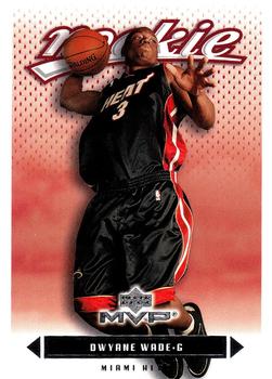 2003-04 Upper Deck MVP #205 Dwyane Wade Front