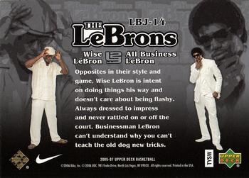 2006-07 Upper Deck - The LeBrons Hot Pack #LBJ-14 LeBron James Back