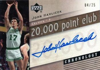 2006-07 Upper Deck Chronology - 20,000 Point Club #20K-JH John Havlicek Front