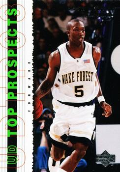 2003 UD Top Prospects #25 Josh Howard Front