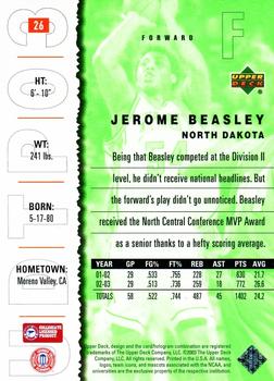 2003 UD Top Prospects #26 Jerome Beasley Back