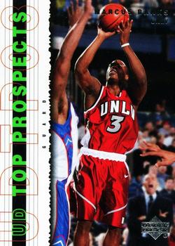 2003 UD Top Prospects #41 Marcus Banks Front