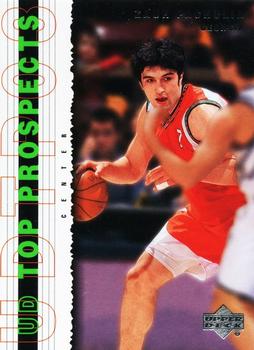2003 UD Top Prospects #8 Zaur Pachulia Front