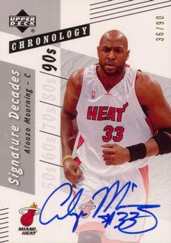 2006-07 Upper Deck Chronology - Signature Decades #D-AM Alonzo Mourning Front