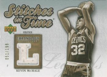 2006-07 Upper Deck Chronology - Stitches in Time #SIT-KM Kevin McHale Front