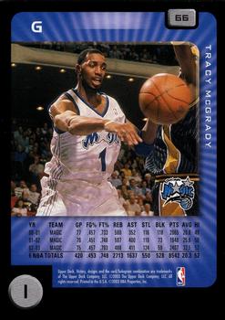 2003-04 Upper Deck Victory #66 Tracy McGrady Back