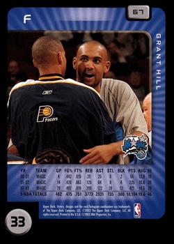 2003-04 Upper Deck Victory #67 Grant Hill Back