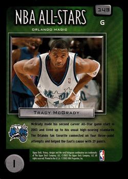 2003-04 Upper Deck Victory #143 Tracy McGrady Back