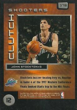 2003-04 Upper Deck Victory #179 John Stockton Back