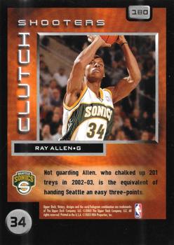 2003-04 Upper Deck Victory #180 Ray Allen Back