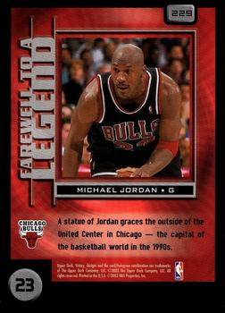 2003-04 Upper Deck Victory #229 Michael Jordan Back