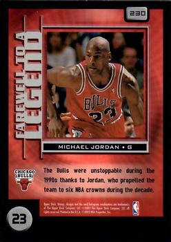 2003-04 Upper Deck Victory #230 Michael Jordan Back