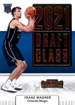 2021-22 Panini Contenders - 2021 Draft Class #8 Franz Wagner Front