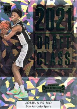 2021-22 Panini Contenders - 2021 Draft Class Contenders Green Ice #12 Joshua Primo Front