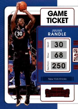 2021-22 Panini Contenders - Game Ticket Red #75 Julius Randle Front
