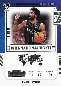 2021-22 Panini Contenders - International Ticket #23 Kyrie Irving Front