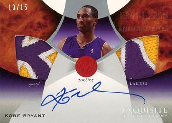 2006-07 Upper Deck Exquisite Collection - Emblems of Endorsement #EM-KB Kobe Bryant Front