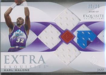 2006-07 Upper Deck Exquisite Collection - Extra Exquisite #EE-KM Karl Malone Front