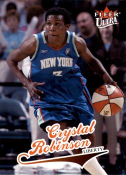 2004 Ultra WNBA #6 Crystal Robinson Front