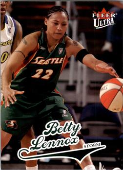 2004 Ultra WNBA #7 Betty Lennox Front