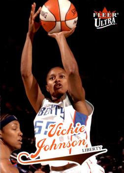 2004 Ultra WNBA #9 Vickie Johnson Front