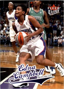 2004 Ultra WNBA #27 Edna Campbell Front