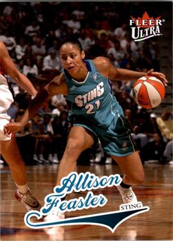 2004 Ultra WNBA #59 Allison Feaster Front