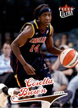 2004 Ultra WNBA #71 Coretta Brown Front