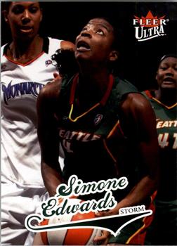 2004 Ultra WNBA #80 Simone Edwards Front