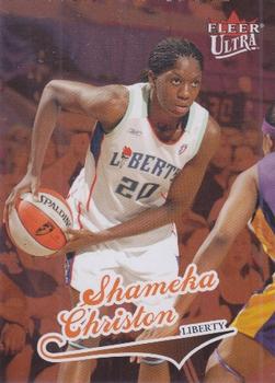 2004 Ultra WNBA #95 Shameka Christon Front