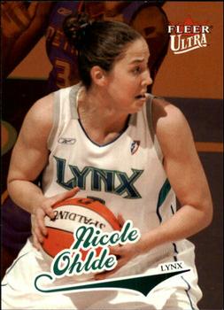 2004 Ultra WNBA #96 Nicole Ohlde Front