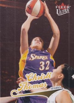 2004 Ultra WNBA #102 Christi Thomas Front