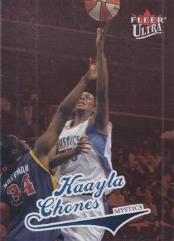2004 Ultra WNBA #105 Kaayla Chones Front