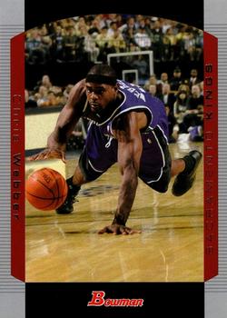 2004-05 Bowman #4 Chris Webber Front