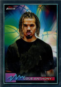 2021 Topps Finest #1 Cole Anthony Front