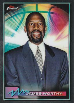 2021 Topps Finest #42 James Worthy Front