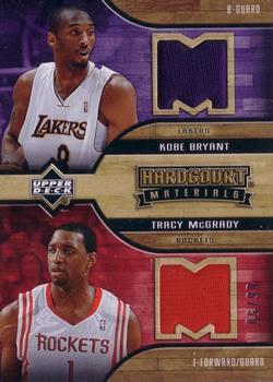 2006-07 Upper Deck Hardcourt - Materials Dual #HD-BM Kobe Bryant / Tracy McGrady Front