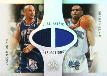 2006-07 Upper Deck Reflections - Dual Fabric Reflections #DR-KH Jason Kidd / Grant Hill Front