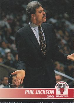 1994 Hoops Chicago Bulls Team Night Sheet SGA #NNO Phil Jackson Front