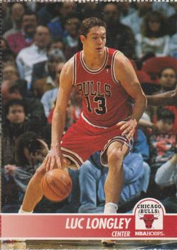 1994 Hoops Chicago Bulls Team Night Sheet SGA #NNO Luc Longley Front