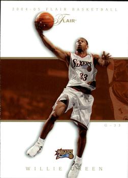 2004-05 Flair #7 Willie Green Front