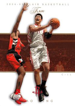 2004-05 Flair #58 Yao Ming Front