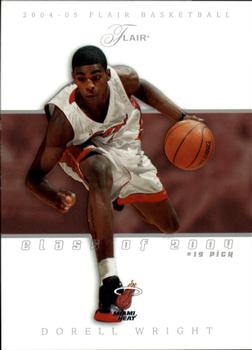 2004-05 Flair #80 Dorell Wright Front