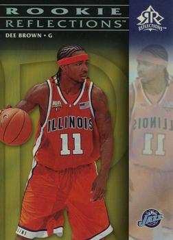 2006-07 Upper Deck Reflections - Gold #137 Dee Brown Front