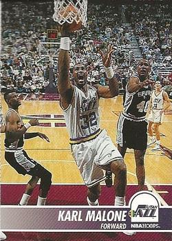 1994 Hoops Utah Jazz Team Night Sheet SGA #NNO Karl Malone Front