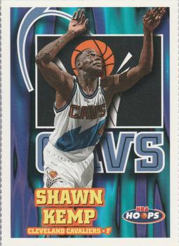 1997-98 Hoops Cleveland Cavaliers Team Night Sheet SGA #224 Shawn Kemp Front