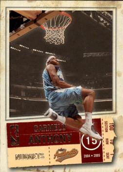 2004-05 Fleer Authentix #76 Carmelo Anthony Front