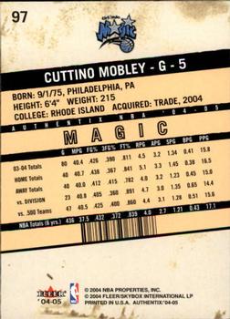 2004-05 Fleer Authentix #97 Cuttino Mobley Back